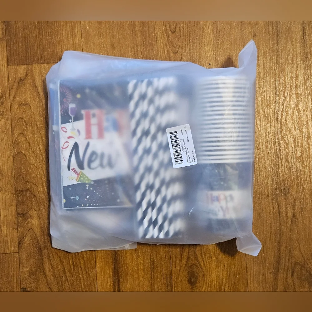 Happy New Year Party Supplies Set